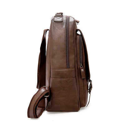 Mochila de Cuero PU Grande para Hombre - Image 2