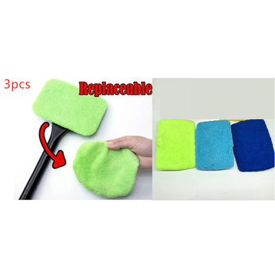 Limpiador de Ventanas Auto Giratorio con Microfibra - Image 15