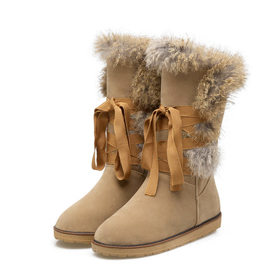 Botines de Tobillo con Piel de Conejo Real - Image 13