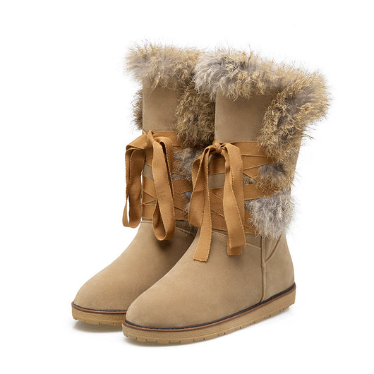 Botines de Tobillo con Piel de Conejo Real - Image 13