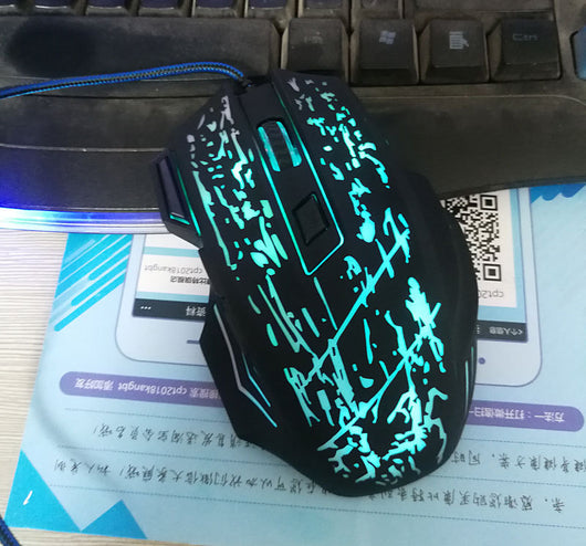 Ratón Gaming Óptico 5500DPI con Retroiluminación LED 7 Colores - 7 Botones Programables - Image 10