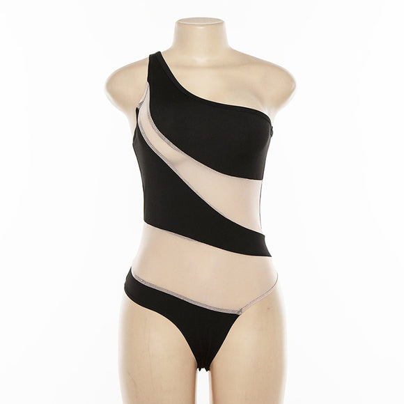 Traje de Baño Enterizo de Malla para Mujer