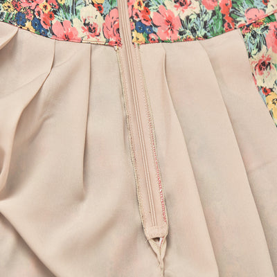 Falda Floral Francesa de Cintura Alta con Abertura Lateral para Mujer - Image 14
