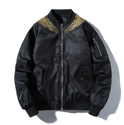 Chaqueta Bomber Harajuku Yokosuka con Bordados - Estilo Urbano Juvenil - Image 3