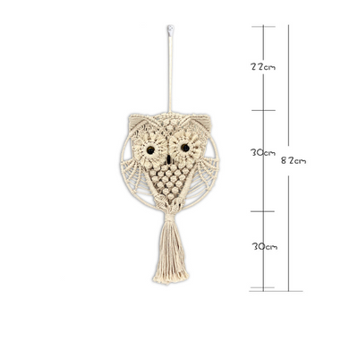 Tapiz tejido artesanal de cuerda de algodón para pared - Image 10