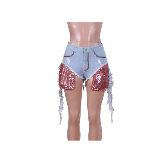 Jeans Delavados con Cristales Brillantes - Image 31