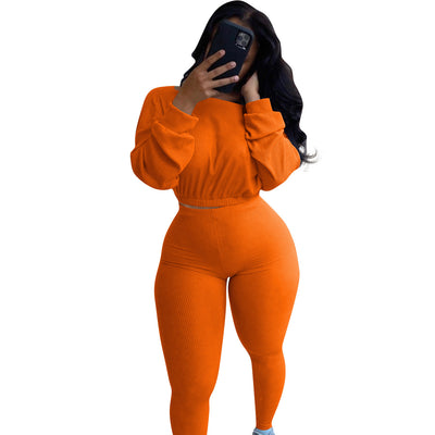 Conjunto Athleisure Acanalado para Mujer - Estilo Otoño - Image 30
