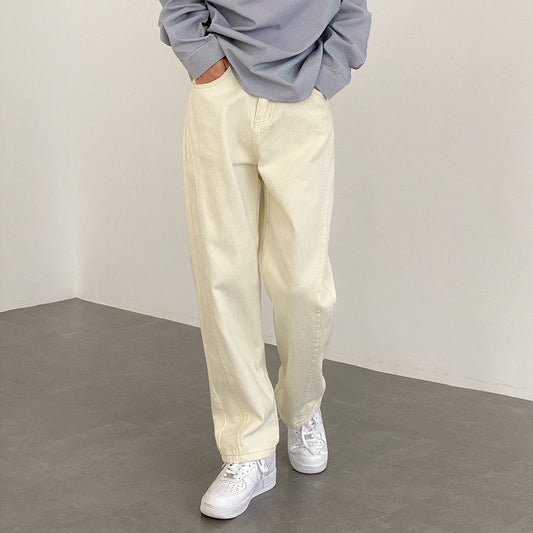 Pantalones Retro Holgados de Tendencia Coreana