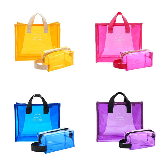 Bolsa Cosmetiquera Impermeable Multicolor con Asa de Transporte - Image 42
