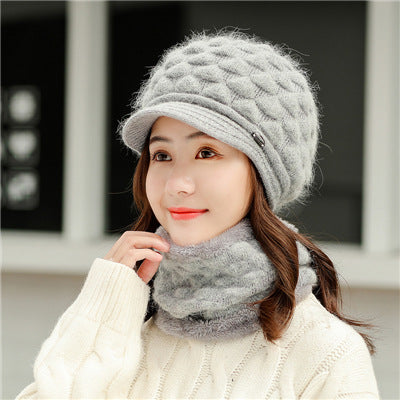 Bufanda Gorro Protector de Orejas Gruesa y Cálida