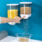 Dispensador de Cereales Montable con Presión Fácil - Contenedor de Almacenamiento de Alimentos