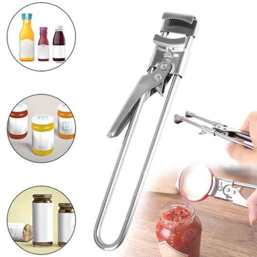 Abridor Multifuncional de Acero Inoxidable - Botellas, Latas y Frascos