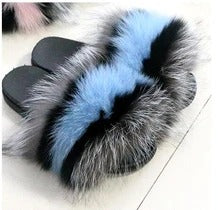 Pantuflas de Piel de Zorro - Chanclas de Lujo - Image 9