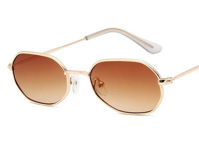 Gafas de Sol Poligonales Irregulares con Lente Marina Colorida para Hombre - Image 13