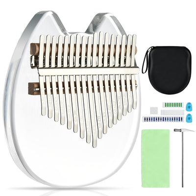 Kalimba de Cristal Acrílico 17 Tonos - Instrumento de Pulgar Profesional - Image 12