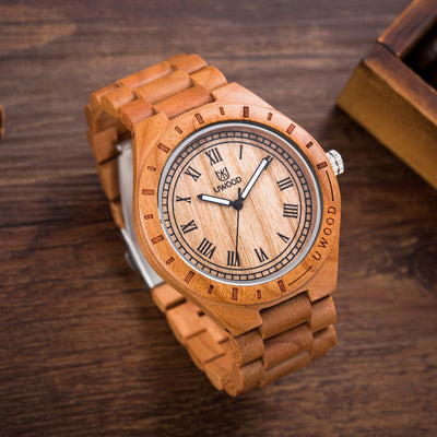 Reloj de Cuarzo con Cuerpo de Madera - Image 6