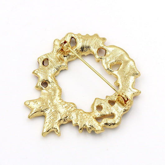 Broche Navideño: Papá Noel, Muñeco de Nieve y Árbol Festivo - Image 4