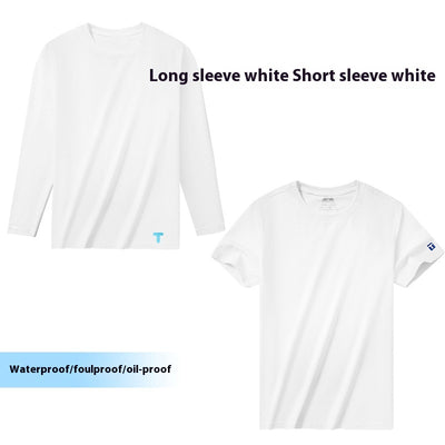 Camiseta Básica Antitinción de Algodón Xinjiang para Hombre - Image 11
