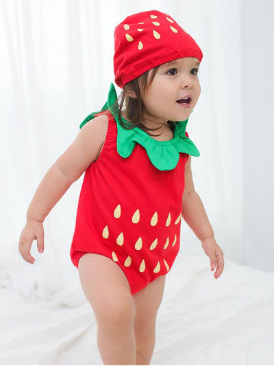 Pelele de Bebé con Estampado de Frutas - Image 2