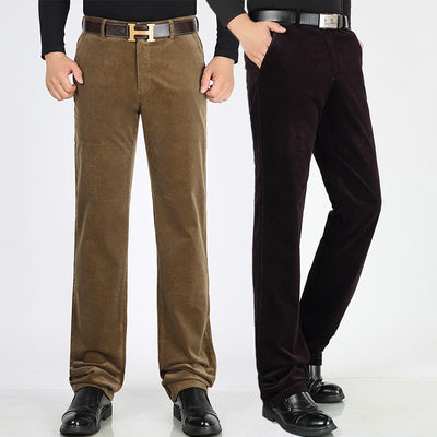 Pantalones de Pana Hombre Corte Recto y Amplio