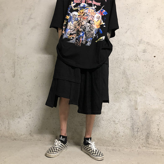 Pantalones Japoneses de Corte Irregular Cinco Puntos - Image 8