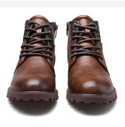 Botas Altas de Cuero con Cintura Alta para Hombre y Mujer - Image 2
