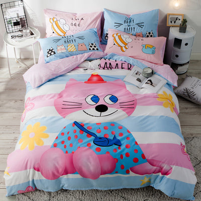 Juego de Sábanas Estampado Infantil de Algodón 4 Piezas - Image 8