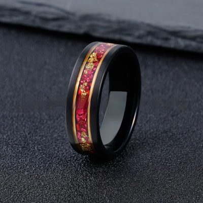 Anillo Vintage Oro Rosa para Hombre - Diseño Elegante