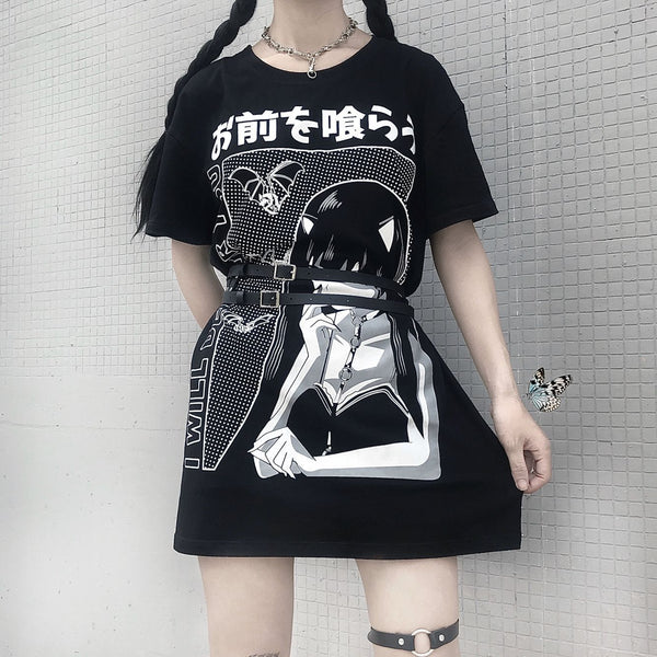 Camiseta Estampada Tallas Grandes para Mujer