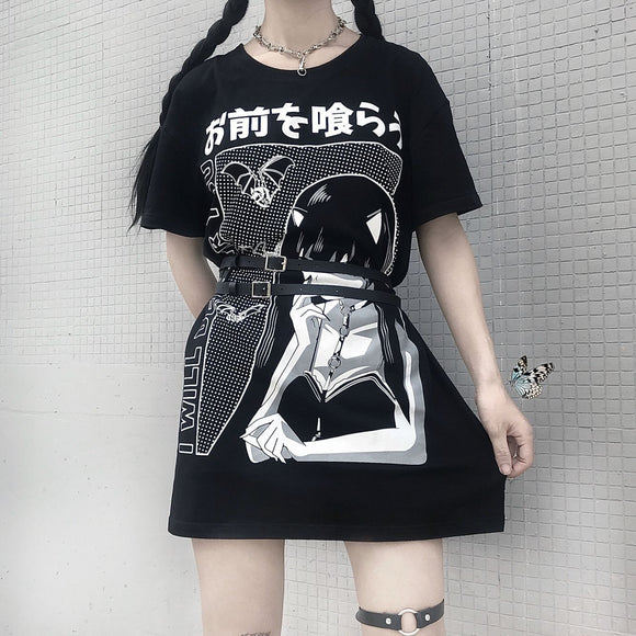 Camiseta Estampada Tallas Grandes para Mujer