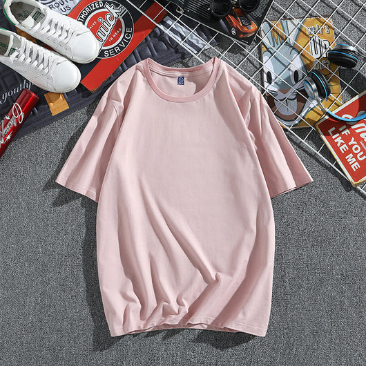 Camiseta Hombre Algodón Puro Manga Corta Suelta Estilo Coreano - Image 15