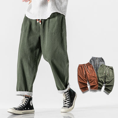 Pantalones Retro de Pierna Ancha Cintura Alta - Image 6