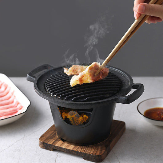 Parrilla BBQ Portátil sin Humo con Quemador de Alcohol - Image 3