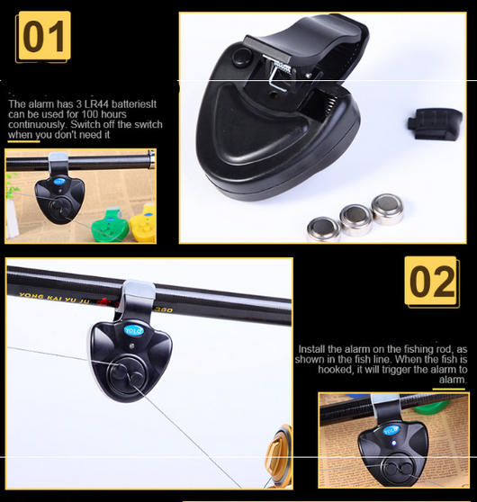 Alarmas LED para Pesca Fish Bite - Image 4