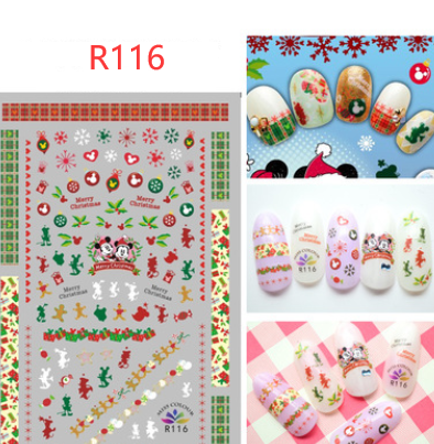 Calcomanías navideñas para uñas - Adornos y diseños festivos - Image 8