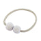 Magnetic Curtain Tiebacks Pearl Beads Beige