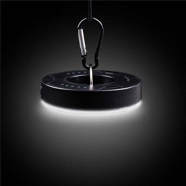 Linterna de Gancho COB con Carabinero - Luz de Emergencia Portátil