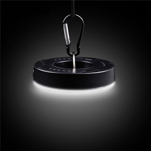 Linterna de Gancho COB con Carabinero - Luz de Emergencia Portátil