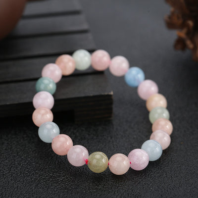 Pulsera de Piedra Morgan Natural con Colores Pastel - Image 4