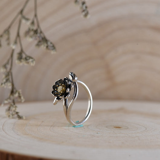 Anillo de Plata Loto - Image 3