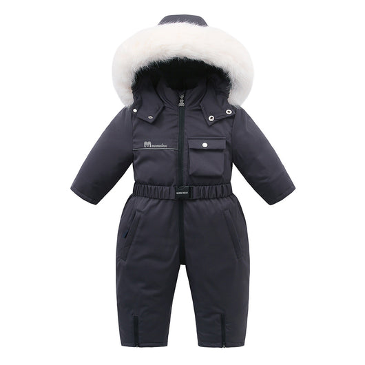 Traje de Esquí Infantil con Forro Polar para Otoño e Invierno - Image 3