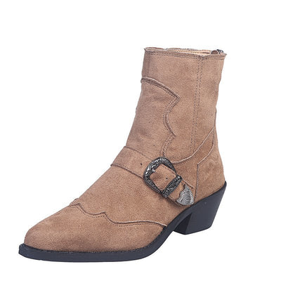Botas para Mujer con Hebilla Ajustable - Versátiles y Elegantes
