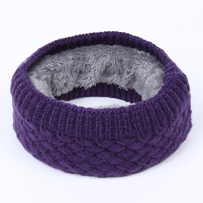 Bufanda de Lana Gruesa con Cuello de Terciopelo para Hombre y Mujer - Image 13