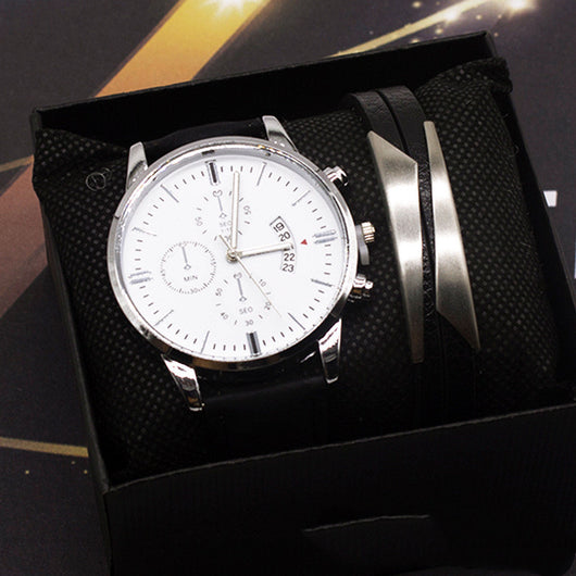 Reloj Ejecutivo Dos Piezas con Calendario para Hombre - Image 8
