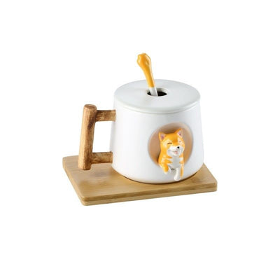 Taza de Cerámica Shiba Inu y Corgi para Parejas - Image 14