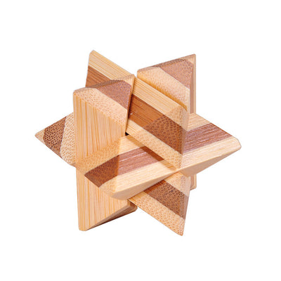 Puzzle de Bloqueo Kongming - Juguete Educativo de Bambú - Image 14