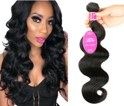 Peluca de Cabello Natural Ondulado Brasileño - Extensiones de Cabello Real