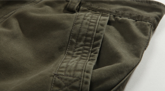 Shorts de Trabajo Europeos Estilo Casual Bolsillos Múltiples Algodón - Image 4