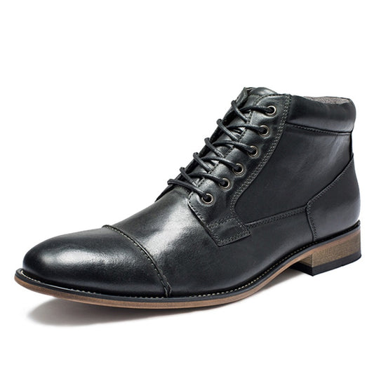 Botas de Cuero Altas para Invierno