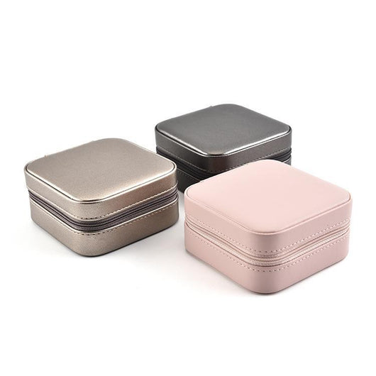 Caja de Almacenamiento Portátil con Cierre de Cremallera para Joyas - Estilo Europeo - Image 3